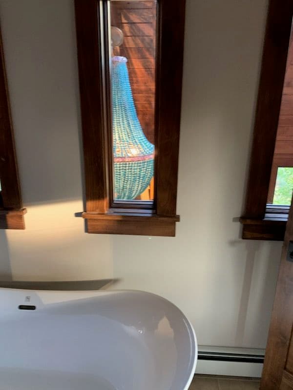 Project Chandelier Installation for Staircase and Bathroom image