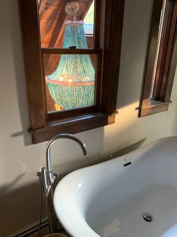 Gallery photos for Chandelier Installation for Staircase and Bathroom: Image #1