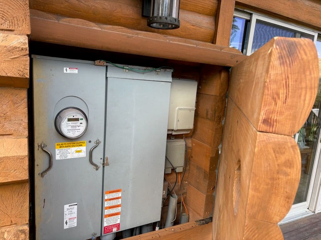 Reliable Generator Installation at a Cozy Log Cabin