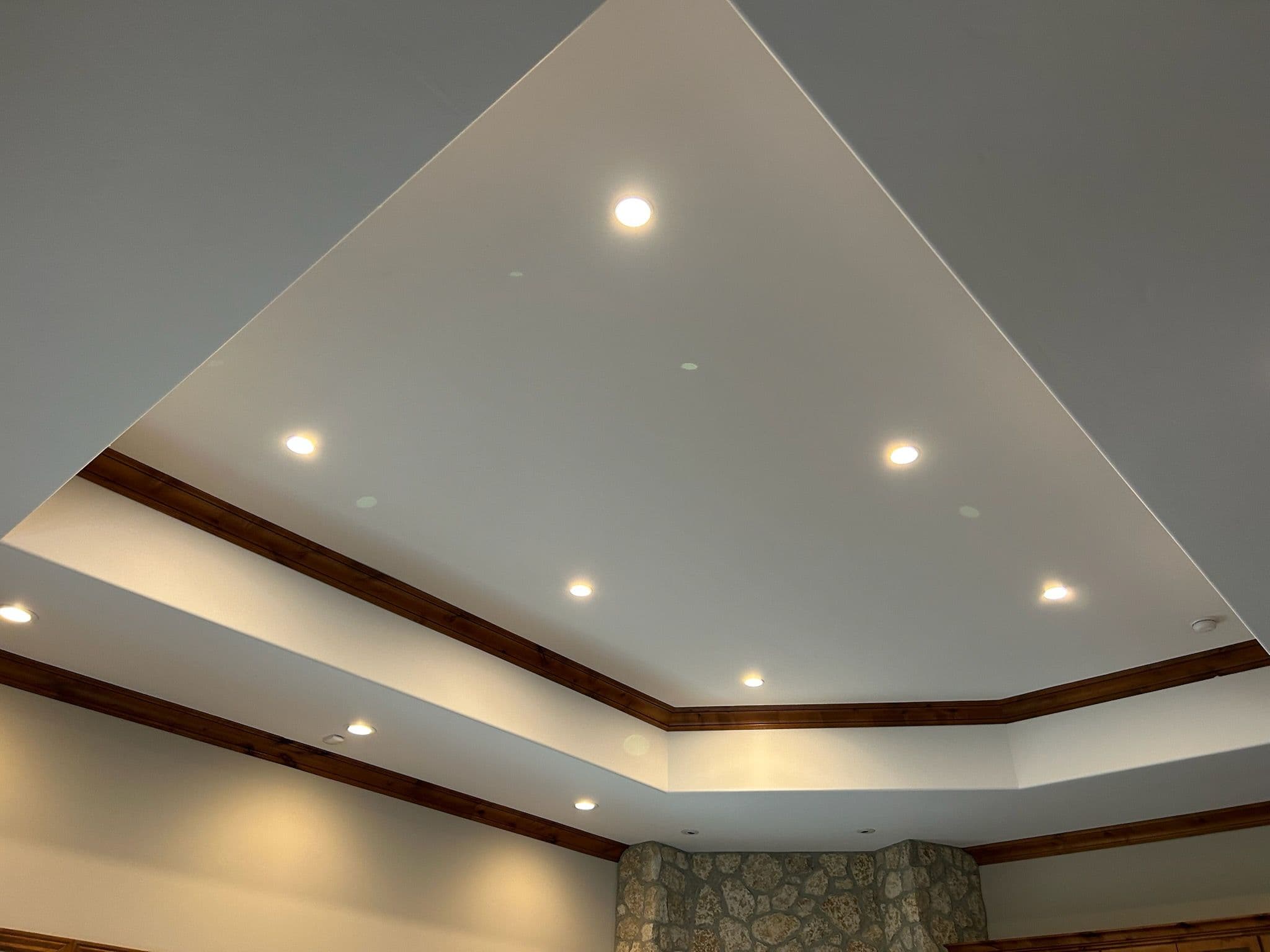 Project Coffered Ceiling LED Transformation image